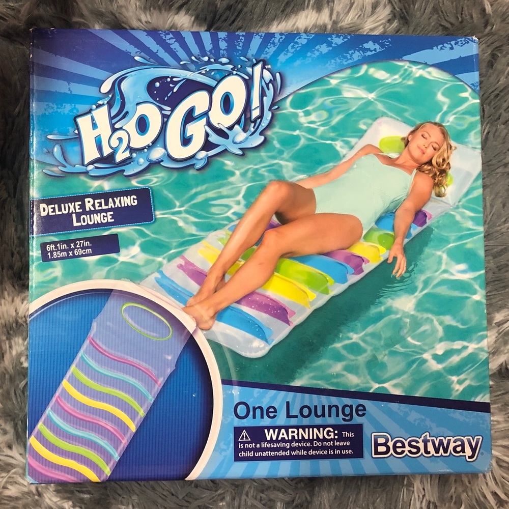H2O GO! Deluxe Relaxing Lounge 6ft. 1 in. x 27 in.